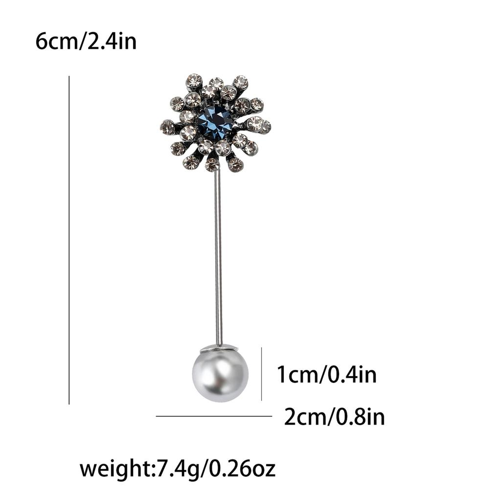 Fashion Alice Eco Gun Black Brooch Vintage Niche Pin Ladies Clothing Accessories Corsage