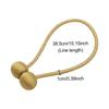 1Pcs Magnetic Curtain Tieback High Quality Clip Curtains Buckle Holder Decorative Home Polyester Curtains Accessories