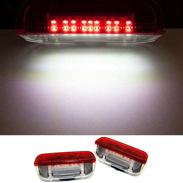 DHBH-4Pcs Car LED Door Warning Light Welcome Projector for Golf 6 7 Jetta MK5 MK6 Passat B6 B7 CC TIGUAN Scirocco