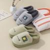 New Cotton Slippers, Warm In Autumn and Winter, Thick-soled Non-slip and Odorless Piled Foot-warming Slippers for Home Use