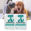2Pcs/Set Pet Cleaning Gloves Wash-Free Massage Body Cleaning Lightweight Smooth Surface Refresh Odor