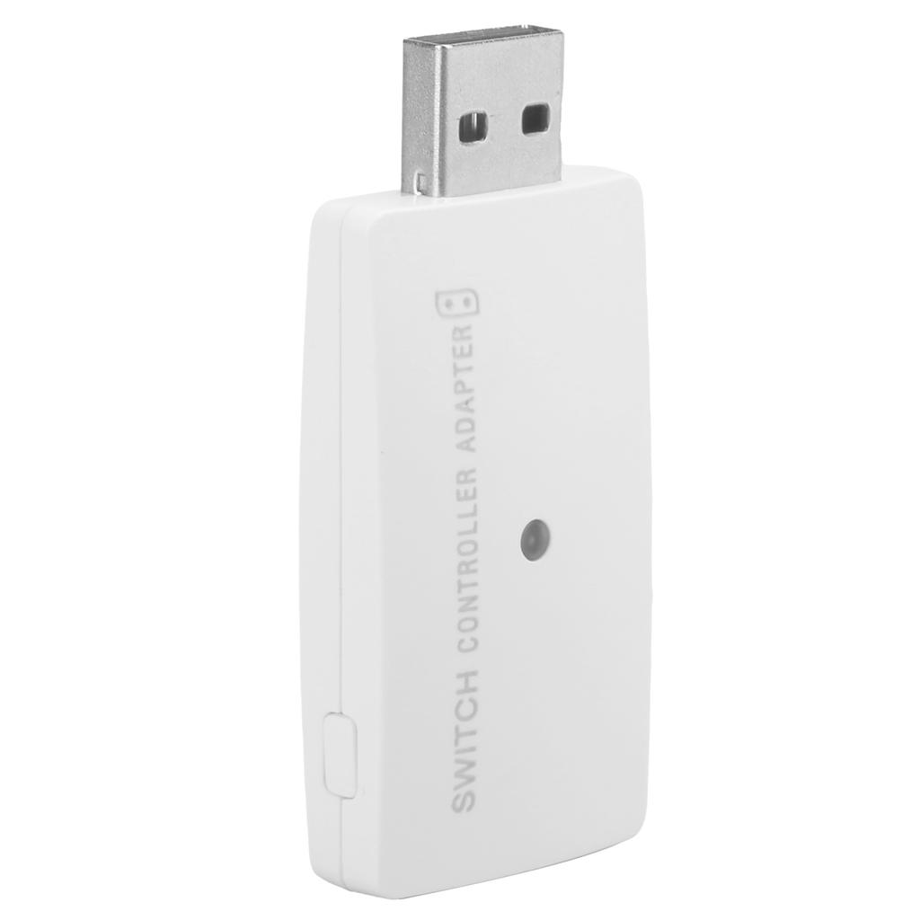Portable USB Wireless Bluetooth Controller Adapter Handle Converter for PS4 Switch Game ConsoleWhite