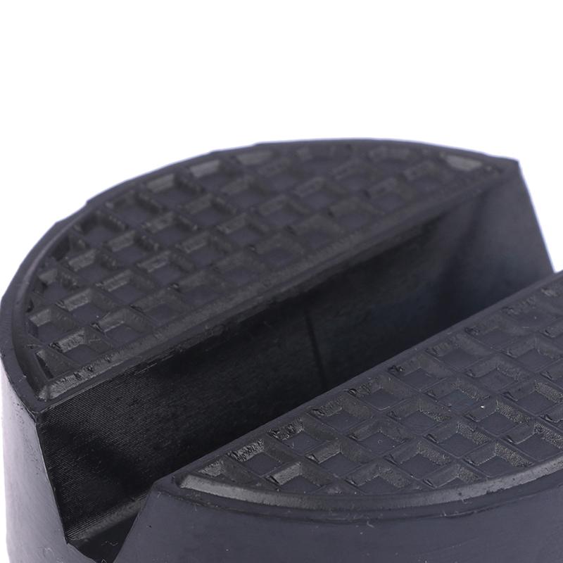 Universal Car Lift Jack Stand Rubber Pads Black Rubber Slotted Floor Jack Pad Frame Rail Adapter