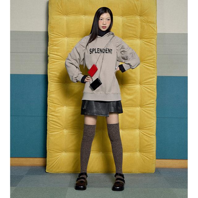 Rap Cargo Pocket Mini Leather Washed Skirt Aq3Ls860