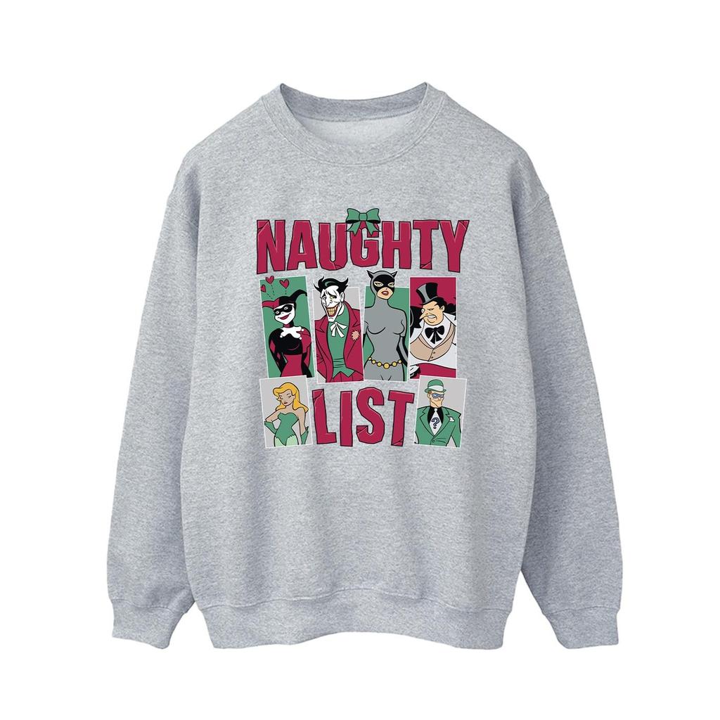 DC Comics Mens Naughty List Sweatshirt