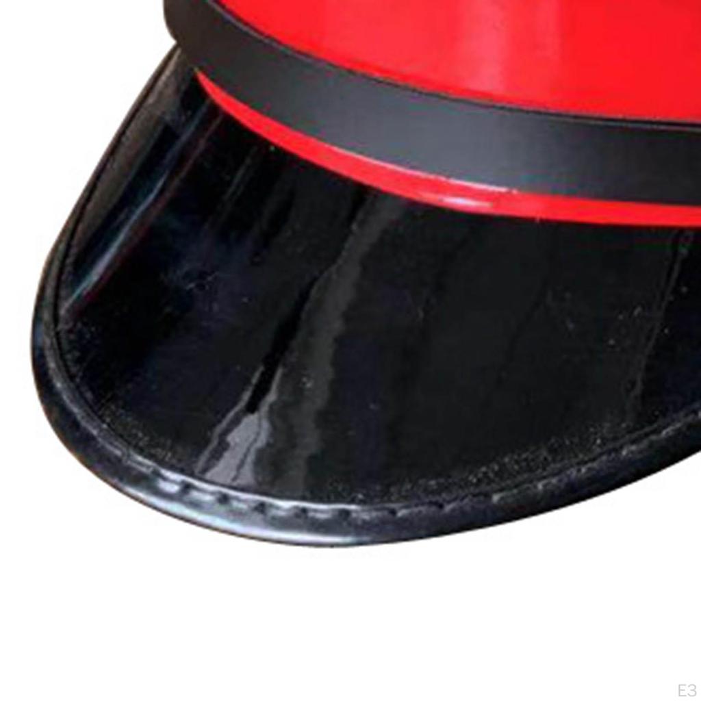 Cap Costume Uniform Pantaepide Officer Hat Arts Leather for Performance Night Bar Women Unisex
