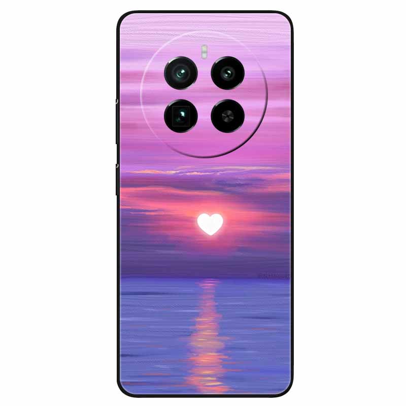 For Realme 12 4G Case Black Silicone Lovely Cute Soft TPU Phone Cases On Realme12 4G Protect Bumper Cover Shell Coques 6.67''