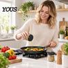 Outdoor Barbecue Jar Accessory Spice Shaker Lid for Oui Yogurt Jars, Reusable Plastic Kitchen Powder Dispenser Attachment Tops, Adjustable Shake