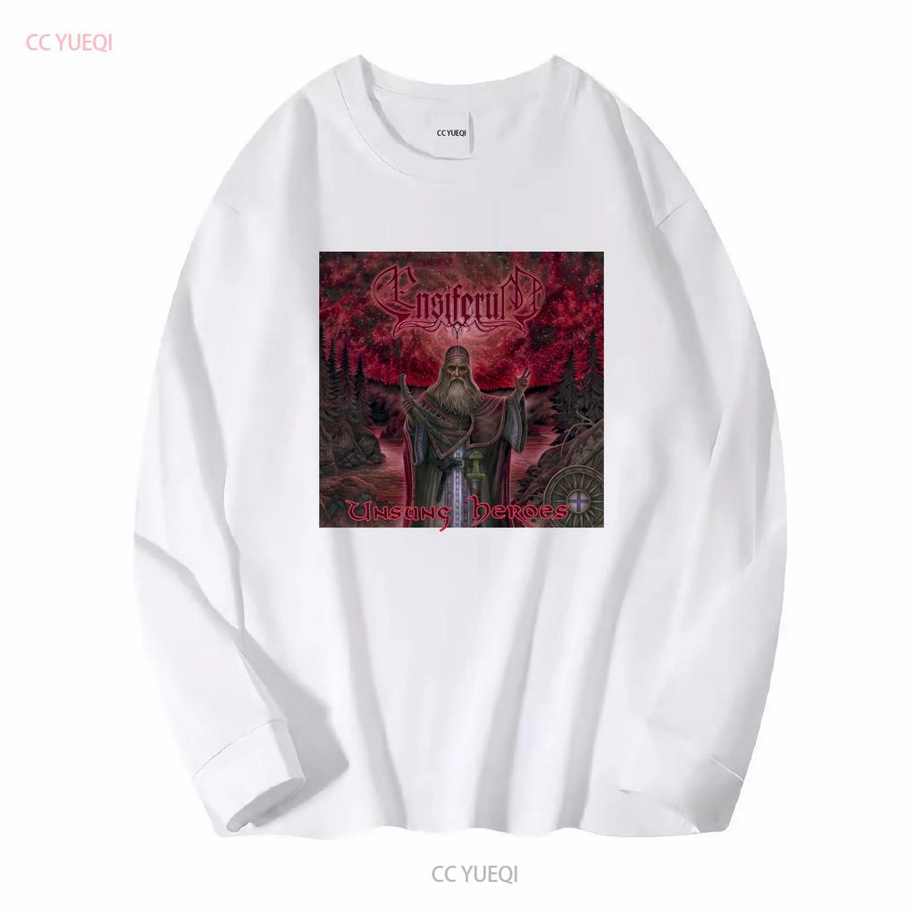 ENSIFERUM Unsung Heroes T Shirt XL Falkenbach Moonsorrow Primordial Empyrium long or short sleeves vintage Washed Versatile