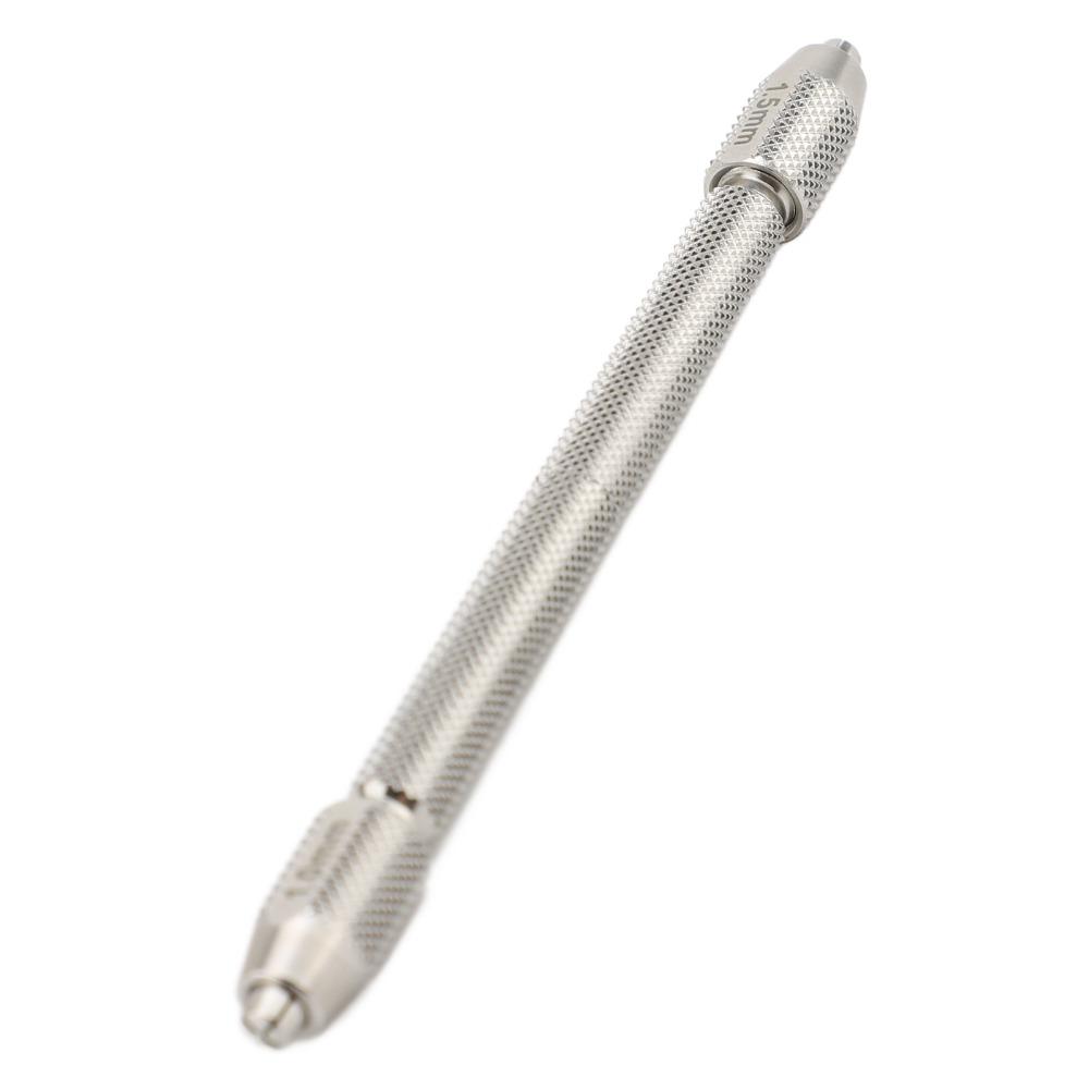 Silver Anti-slip Hand Twist Repair Clamp Mechanical Watch Crown Winding