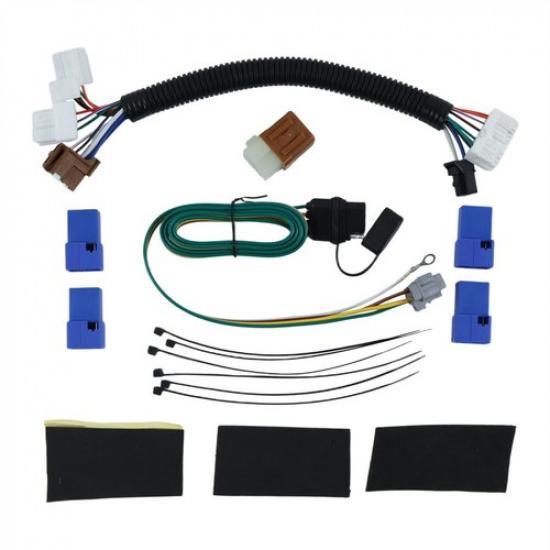 4 Way Flat Trailer Wiring Harness Kit For Nissan Pathfinder Infiniti QX60 14-20