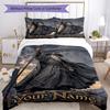 Lord Rings Customize Your Name Duvet Cover Set Suitable for Bedrooms Soft Bedding Bedroom Decor Birthday/Christmas GiftSpiritual Gift