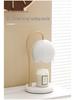 Beast Valley Lily Aroma Candle Lamp - Smokeless Wax Melting Marble Lamp for Romantic Bedroom Ambiance