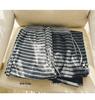 2025 Spring European Style Striped Wide-Leg Plus Size Women's Casual Floor-Length Pants