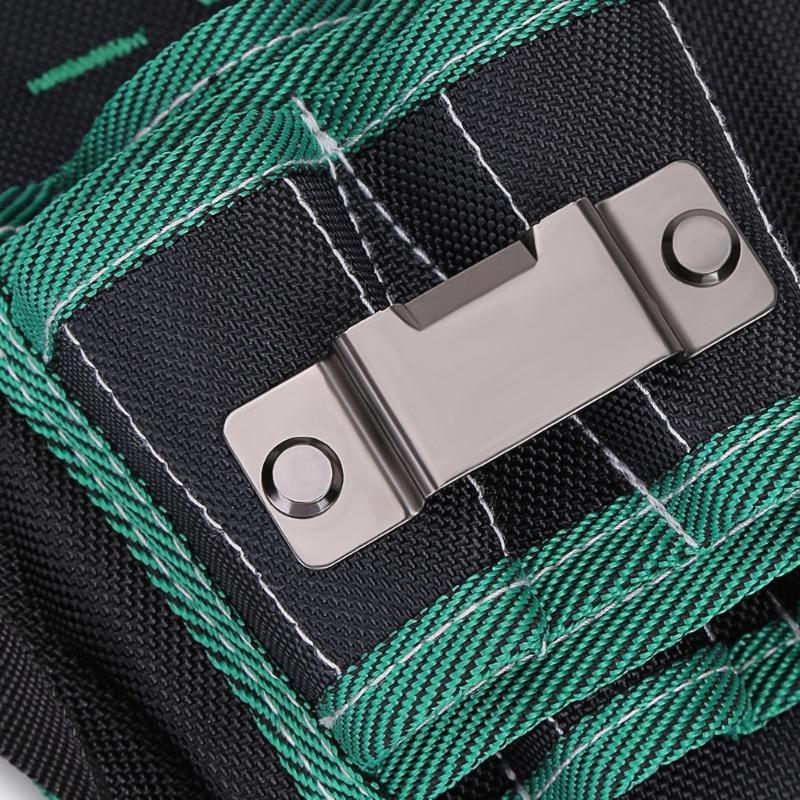 Tear Resistant Tool Belt Pouch for Carpenters and Electricians with Comfortable Fit and Enhances Portability