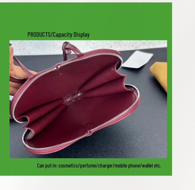 2025 Spring/Summer Peach Heart Women's Crossbody Bag - Stylish, Versatile Single-Shoulder Design Inspired by Japanese and Korean Fashion