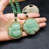 Fish Rose Necklace Imitation Jade Ruyi Pixiu Pendant Women's Guanyin Buddha Pendant