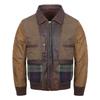 Vintage Red Brown Men Genuine Leather Jacket Real Cow Coat Man Military Pilot Jackets Air Force Flight Suit Spring Autumn