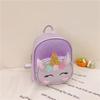 Unicorn Sparkle Kindergarten Backpack Purple Kids Water-Resistant Lightweight Durable Preschool Bookbag