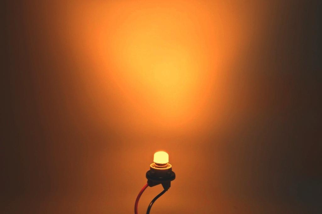 2 Pcs RY10W LED Bulb BAU15S 12V Canbus Orange Off-Road