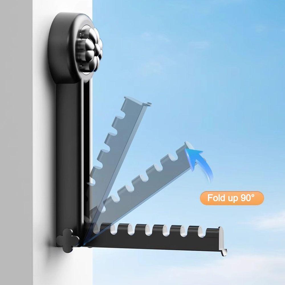 Multifunctional FoldableClothes Drying Rack Space-Saving Window Drying Rack  Hotel
