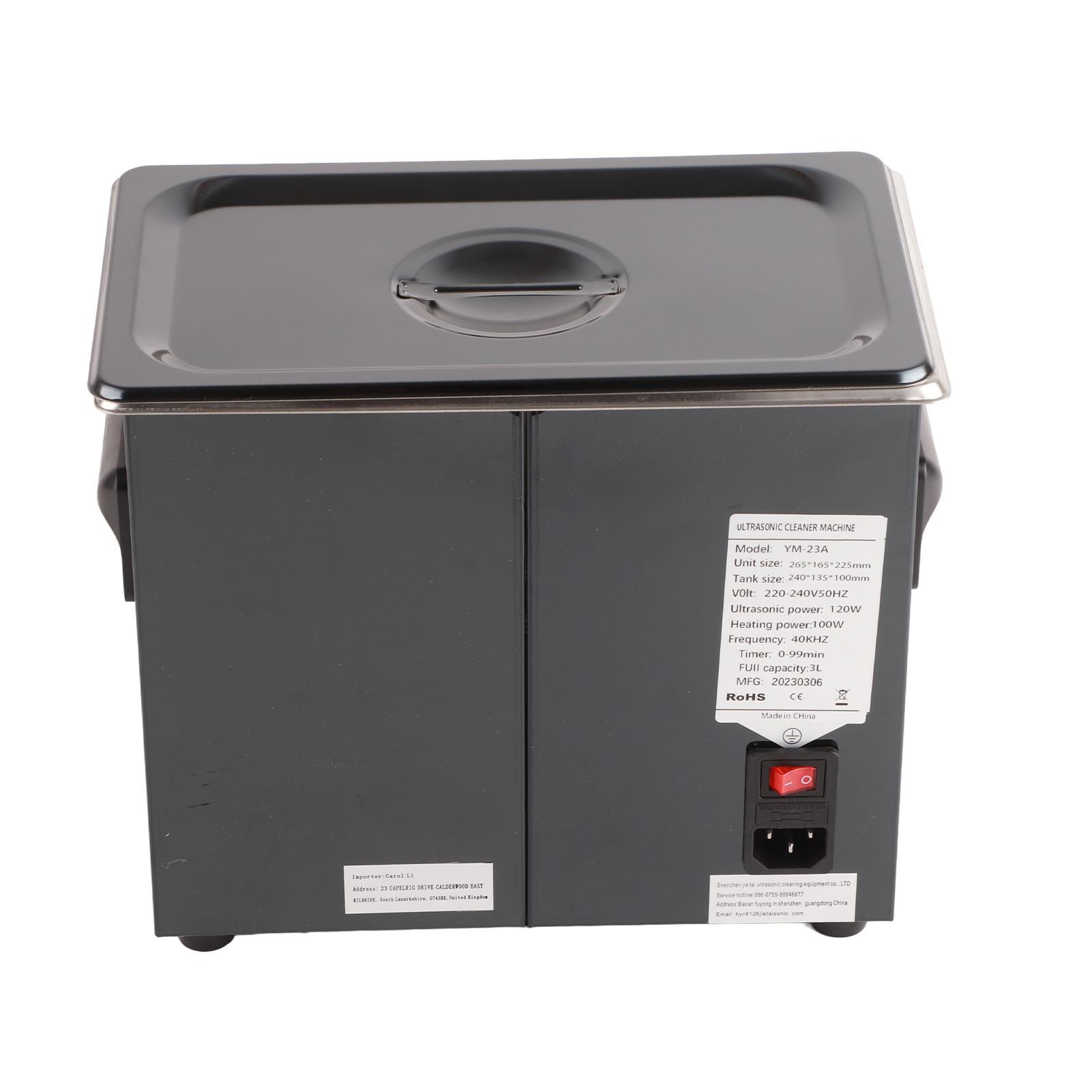 Nensit Ultrasone Reiniger Ontgassing Variabele Golf 3L voor Laboratorium Brandstof Injector Nozzle PCB YM?23A UK 220V