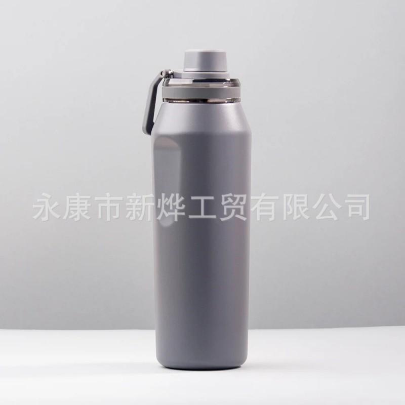 Stainless Steel Insulated Water Bottle With Handle Design Portable Outdoor Sports Hiking Gym 350ml To 1200ml