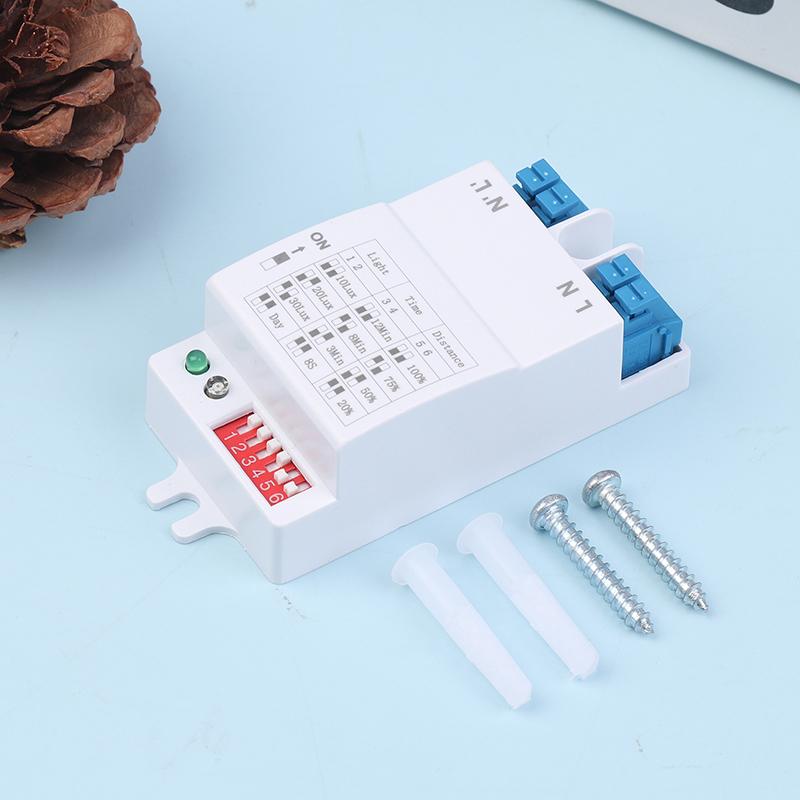 1/2 Buc 5.8Ghz Senzor Radar cu Microunde Comutator Senzor de Lumină LED Modul Comutator Multi-Reglabil Detector de Mișcare Corporală