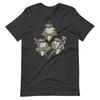 Sacred Hearts Of Jesus Mary Joseph T-Shirt Holy Family Catholic Floral Sword