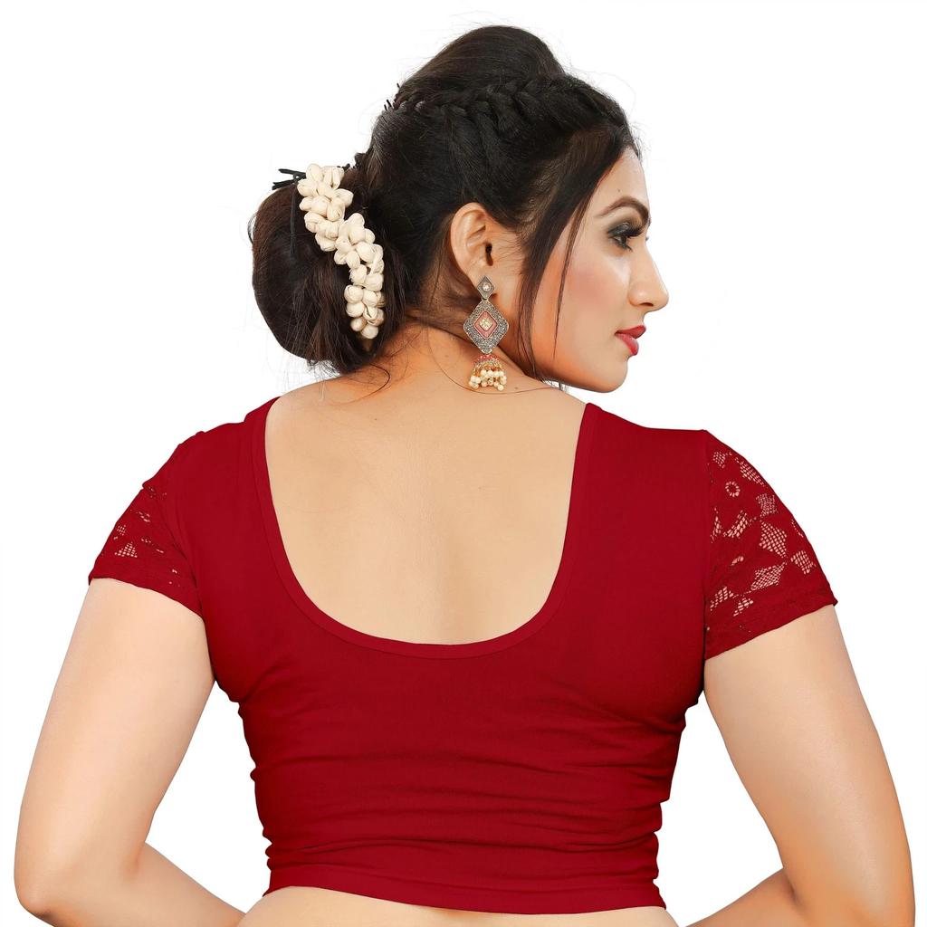 Indian Bollywood Cotton Lycra Blend Blouse Women's Designer Stitched Choli