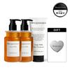Ginger Baba Scalp Shampoo 2pcs + Treatment 1pc + Heart Mirror Gift