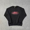 Corteiz Classic Series Ship Print Logo Thin Plush Loop Hooded Sweater, Trendy Men's and Women's Casual Sweatpants