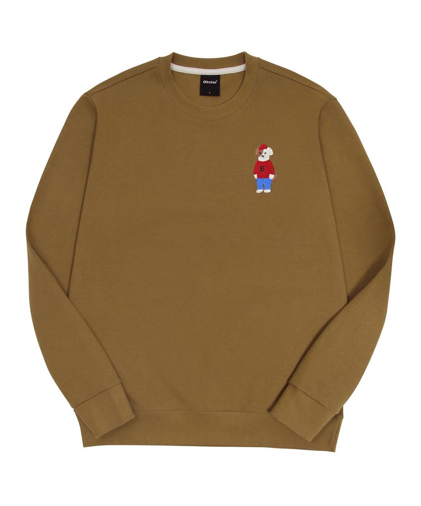 OKSTAR Mini Me Intense Brodog Embroidered Double-Sided Sweatshirt (Type B)