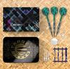 Target Japan KAZE SERIES CEROS 90% Tungsten K-Flex Soft Tip Dart Set K-Flex No.6 Shape Flights and Shafts 2BA Black Pixel Tip (02 18g)