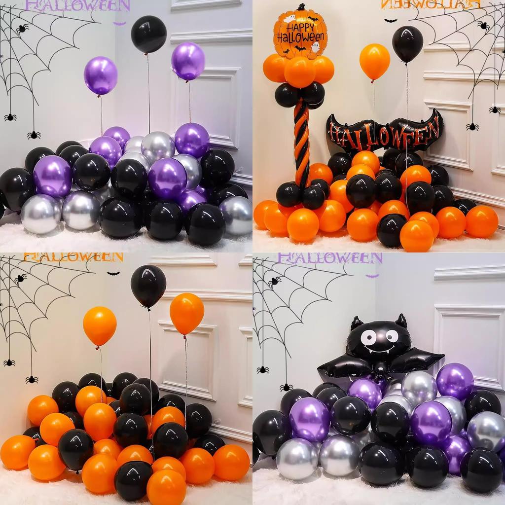 Halloween Latex Balloon Decorations for Parties and Events