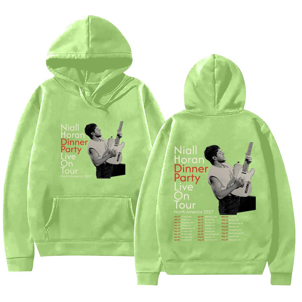 Niall Horan Dinner Party Live Tour North America 2027 Hoodie Y2k High Street Sweatshirt  Male Clothes Pullover Unisex Streetwear