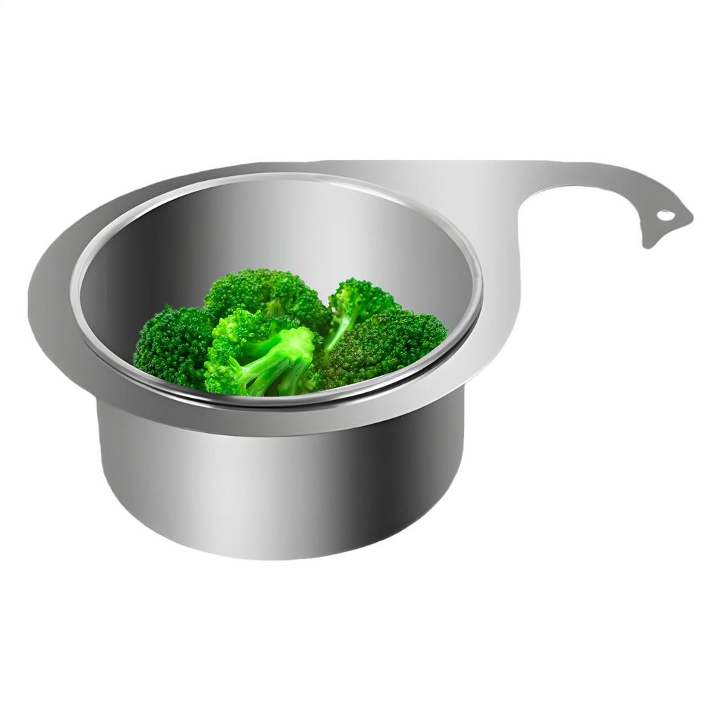 Sink Trash Catcher Swan Sink Filtering Basket For Vegetable Washing Easy Installation Kitchen Trash Catcher For Restaurant