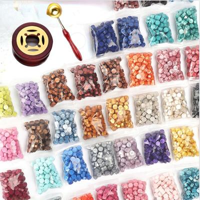 100Pc Retro Sigillo di Cera Timbro Scrapbook Materiale Ceralacca Craft Decor Matrimonio Compleanno Invito Festa Cera Fornitura FAI DA TE