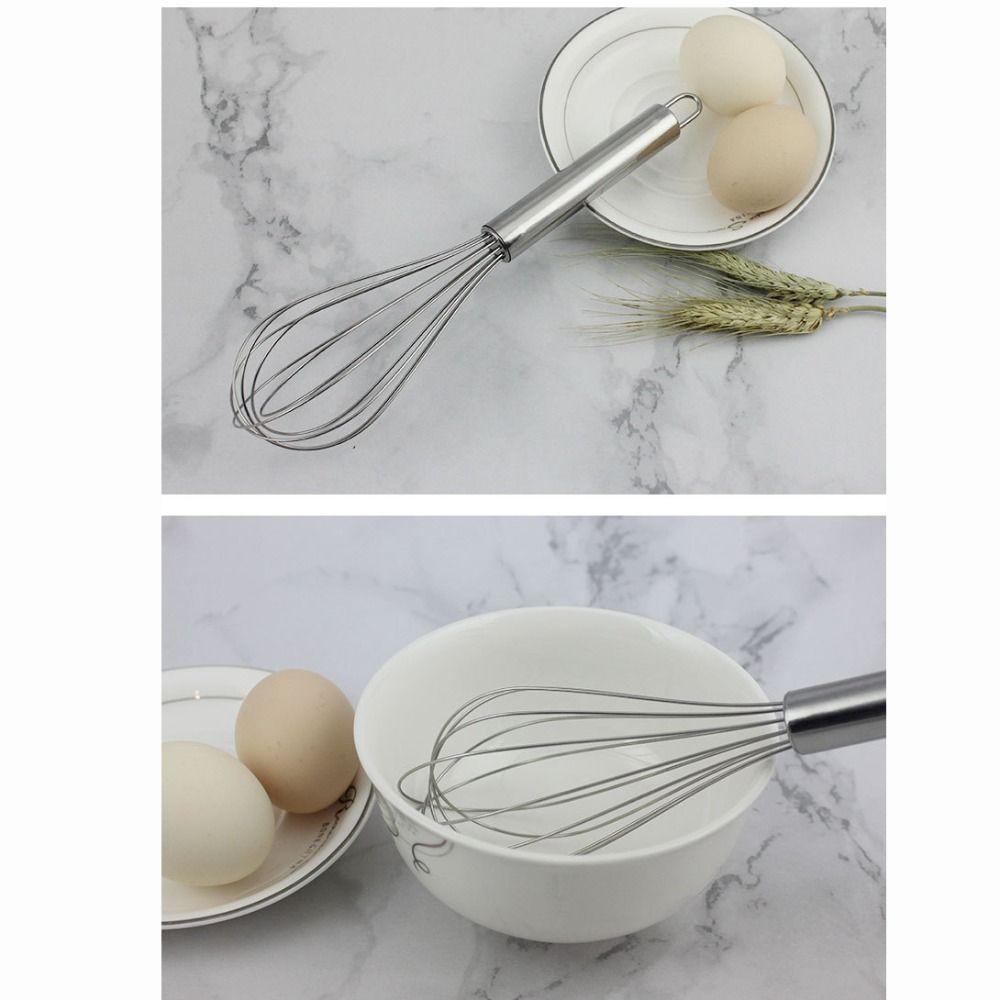 Stainless Steel Egg Whisk Manual Balloon Whisks Practical Egg Mixing  Kitchen