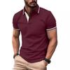 Pánské polo tričko s krátkým rukávem 3D digitální tisk Business Casual knoflíkové polo tričko
