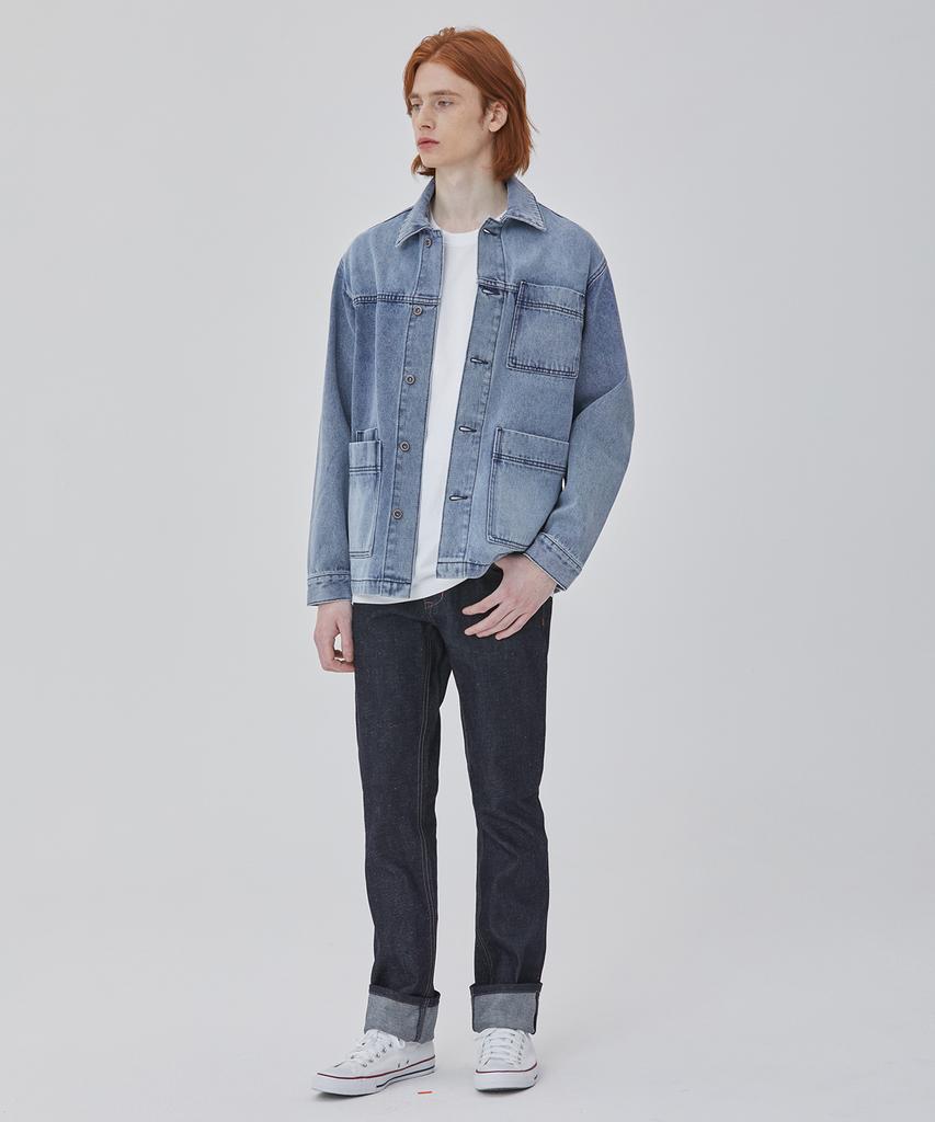 RYUL+WAI Raw Denim Naps Indigo Denim Pants