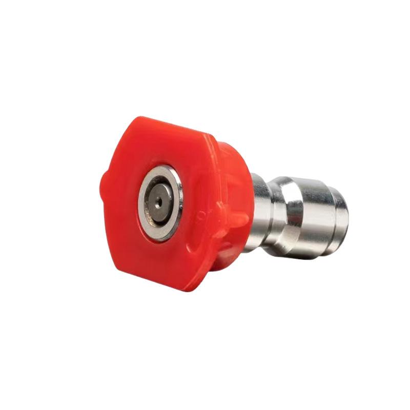 Stainless Steel High-Pressure Water Gun with 1/4" Quick Connect Nozzles, Five-Color Series