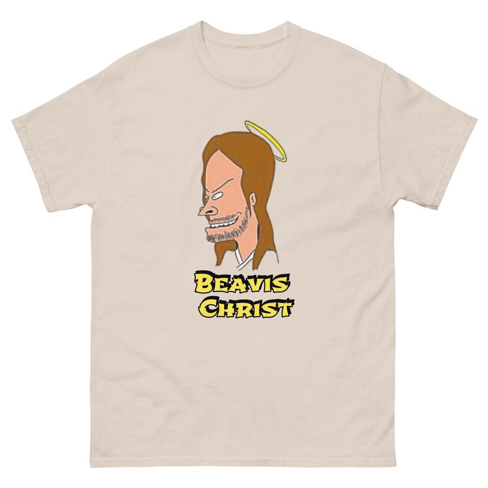 

Funny Beavis and Butthead Tee | Unisex | Custom Print Beavis Christ T-Shirt 4XL
