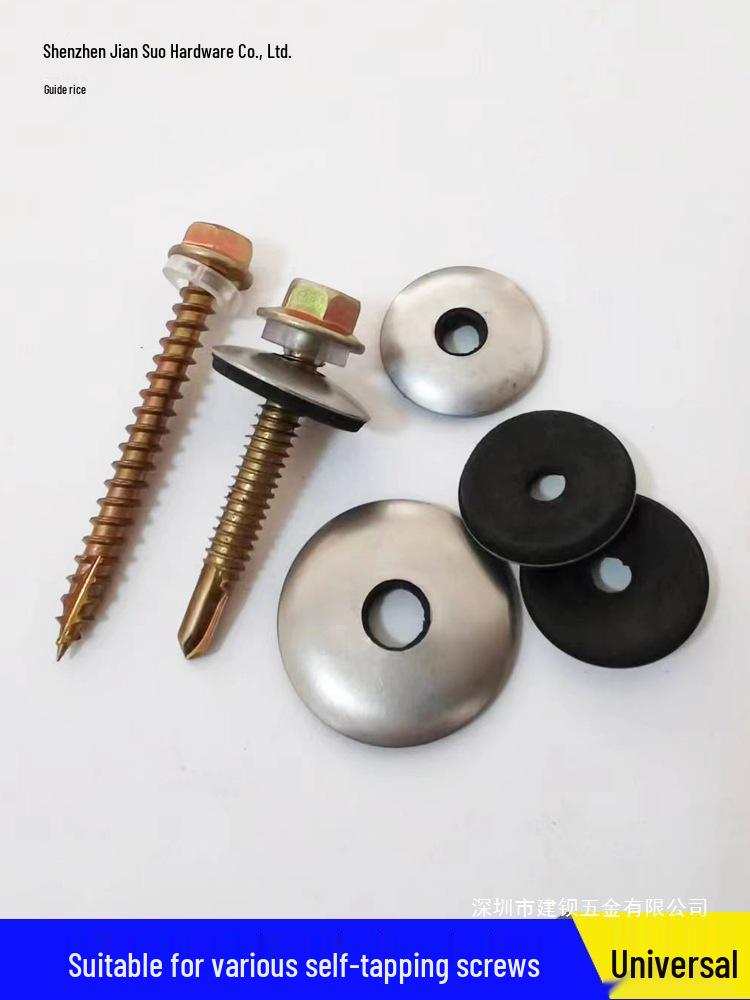 304 Stainless Steel Composite Gasket Sheet with Self-Drilling Screw & Sealing Washer
