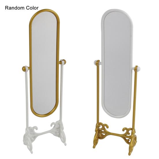 

Миниатюрное зеркало Легкое Привлекательное Пластиковое Предмет домашнего обихода Зеркало для кукольного домика для микроландшафта