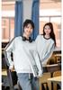 Women's Retro Three-Stripe Raglan Sleeve Hoodie: Autumn/Winter Casual Loose Fit