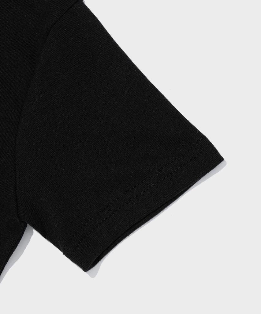 CARGOBROS FOR WOMAN Dot Logo Short Sleeve T-Shirt (Black)