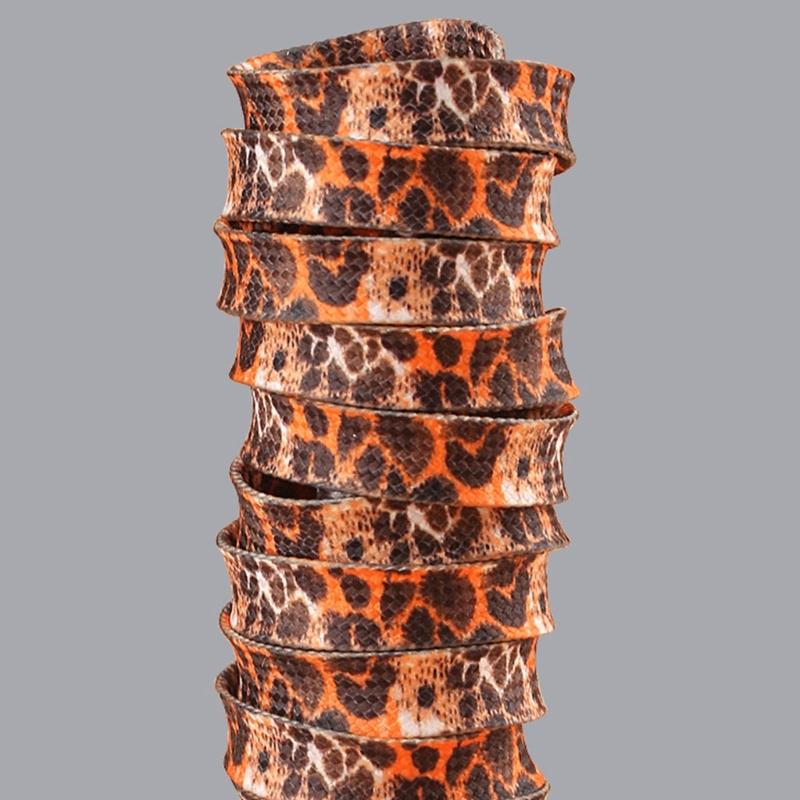 Leopard Prints Shoe Laces Polyester Shoe Laces 120cm Long Flat Shoelaces for Adults Kids Trainers Sneakers Running Shoes