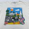 Vintage 90s GLITTERY BAY BARBADOS ST JAMES DUCK CARTOON T-Shirt LARGE