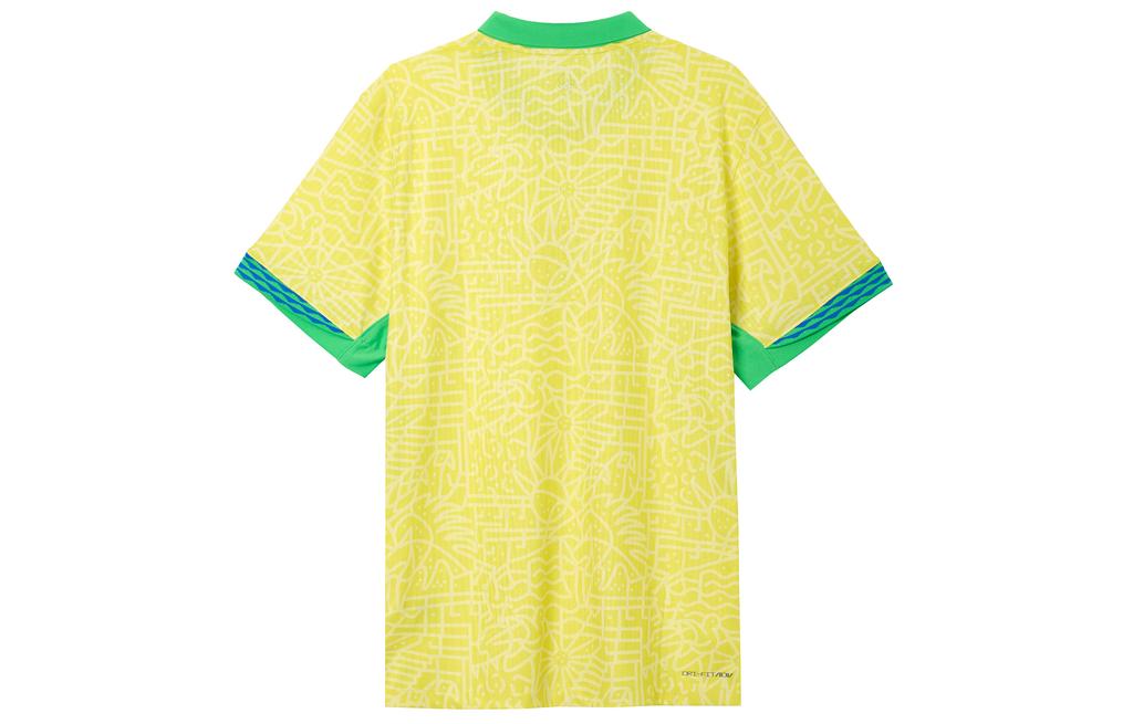 Nike Brasil 2024 Partido Local Hombre Nike Dri-FIT Adv Fútbol Camiseta Auténtica FJ4270-706